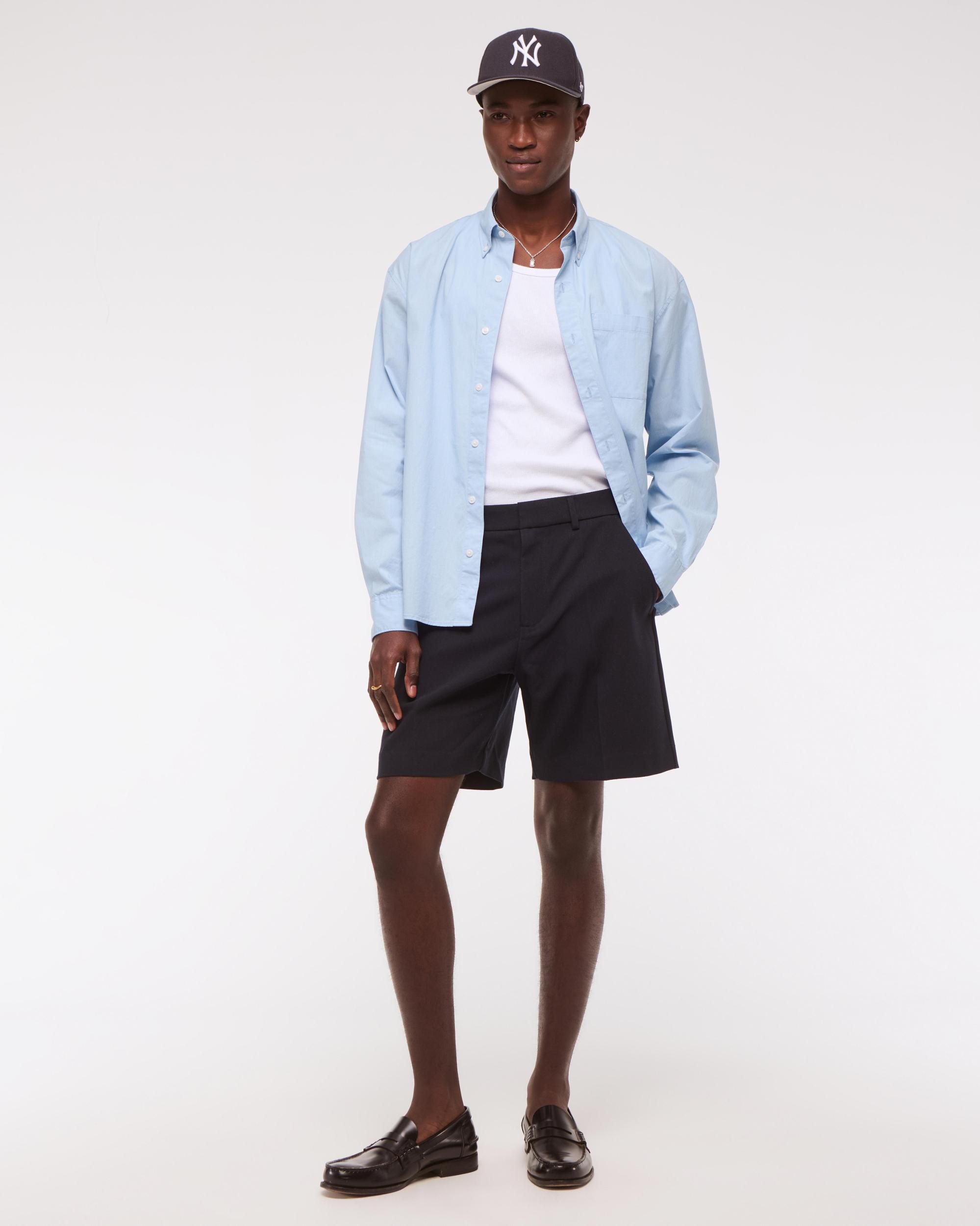 Poplin Button-Up Shirt Product Image