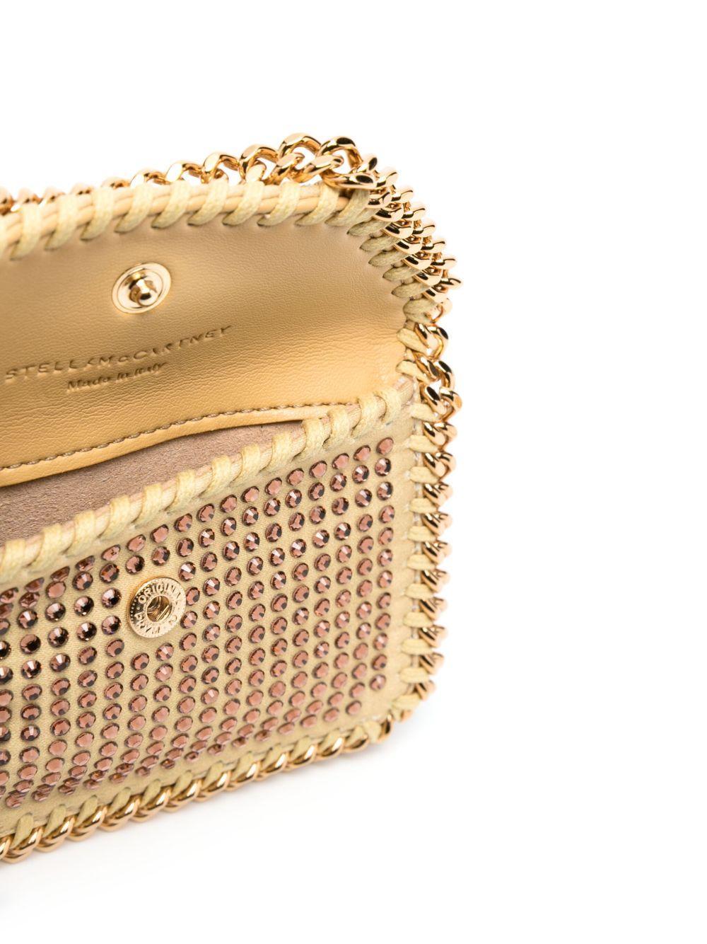 Falabella crystal-embellished wallet  Product Image