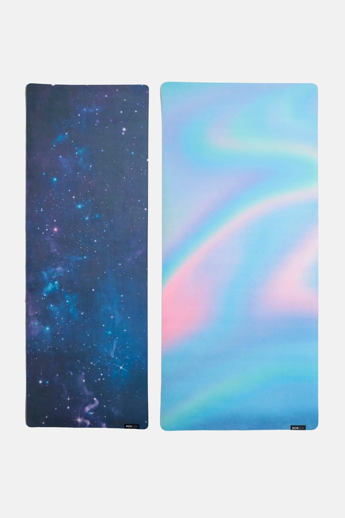 Super Wide 32” Vegan Suede Yoga Mat - Holographic Product Image