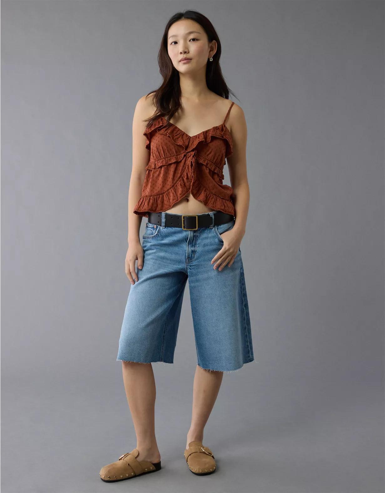 AE V-Neck Ruffle Cami Product Image