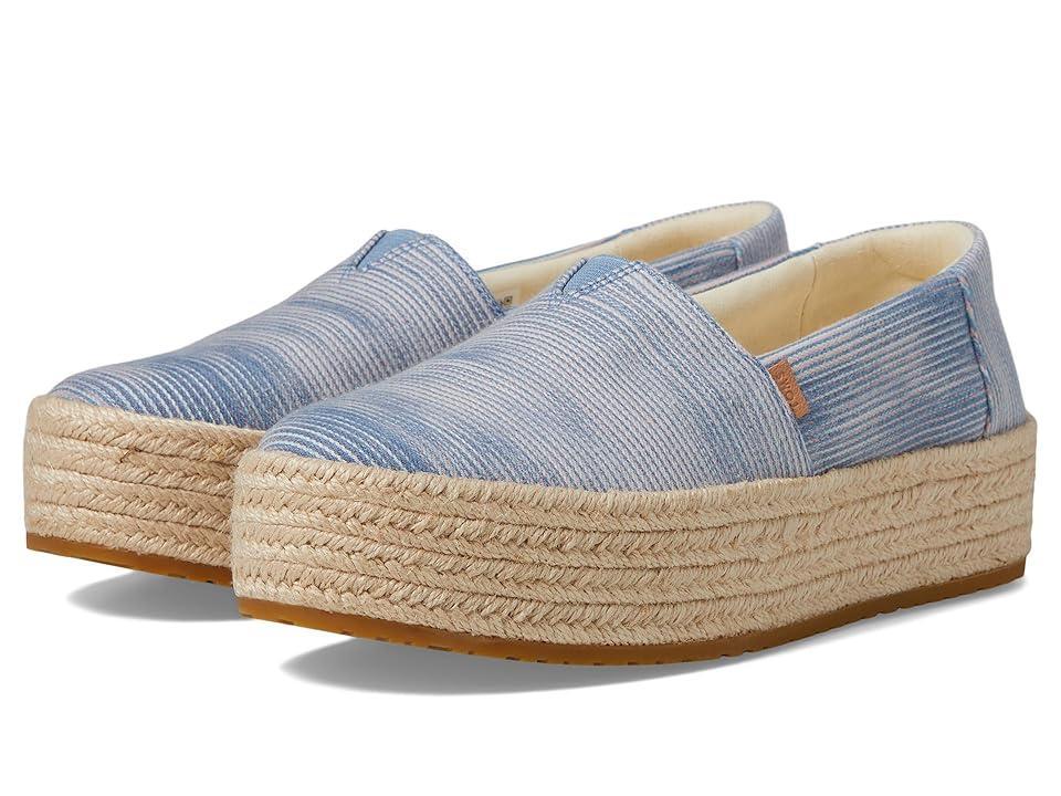 TOMS Valencia (Pastel Novelty Denim) Women's Shoes Product Image