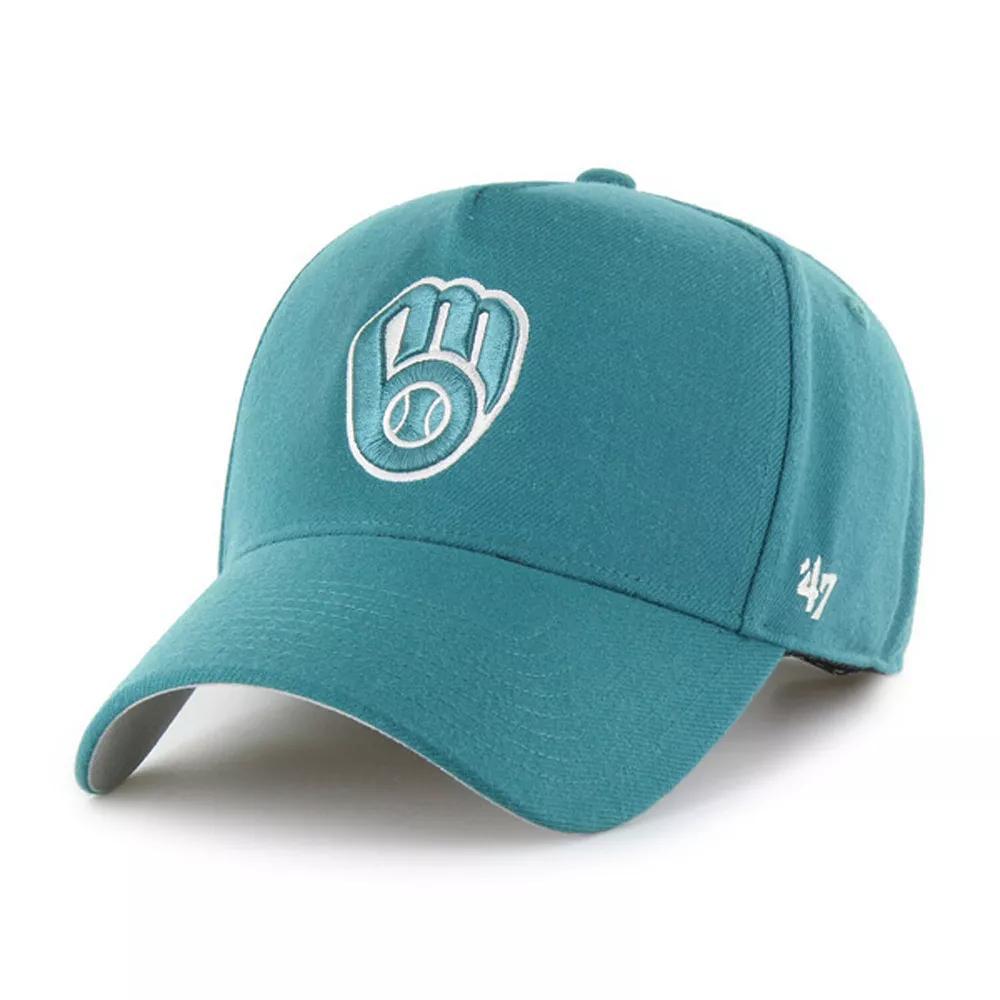 Men's '47 Teal Milwaukee Brewers Ballpark Offside Adjustable Hat, Blue Product Image