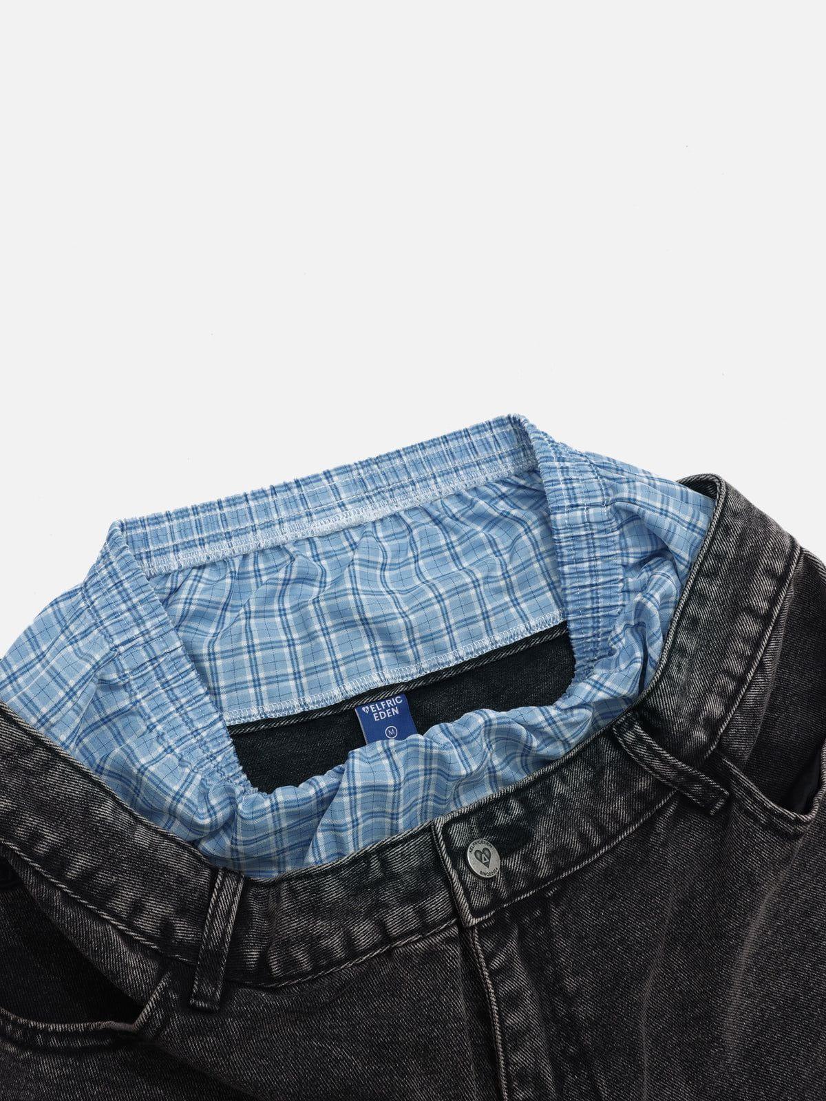 Aelfric Eden Double Waist  Baggy Jeans Product Image