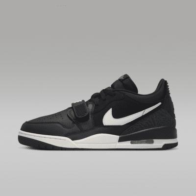 Jordan Mens Legacy 312 Low - Basketball Shoes Black/Grey Product Image