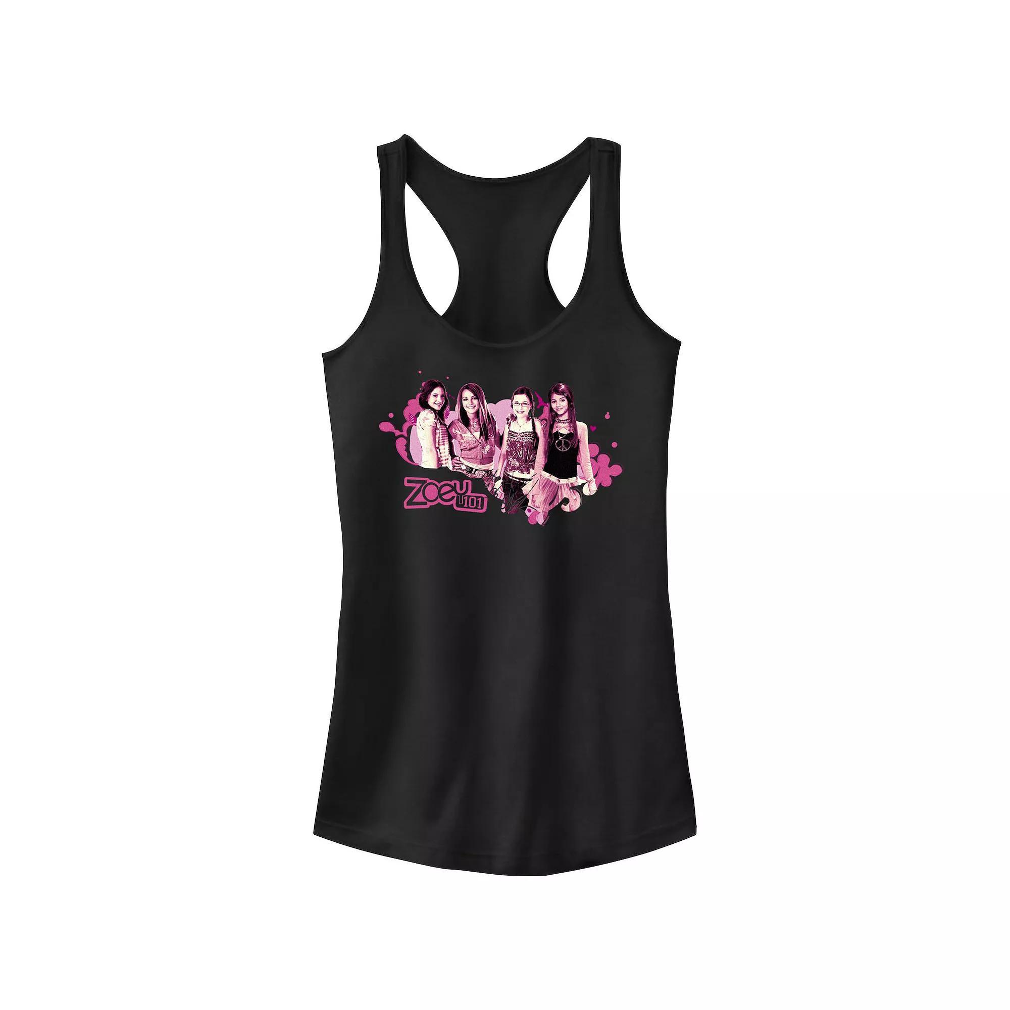 Juniors' Mean Girls On Wednesdays We Wear Pink Graphic Racerback Tank Top, Girl's,  Product Image