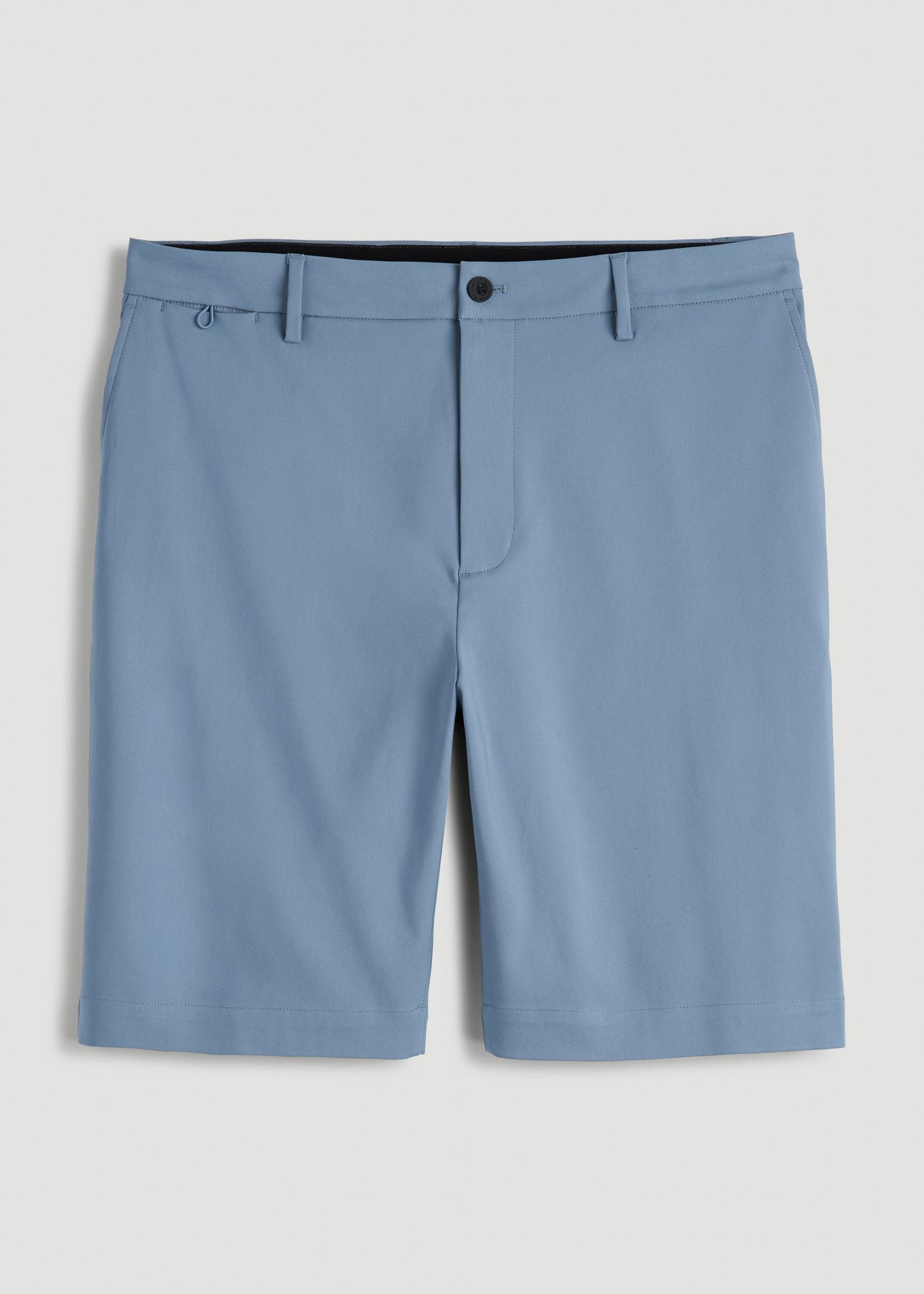 Tech Chino Shorts for Tall Men in Chambray Male Product Image
