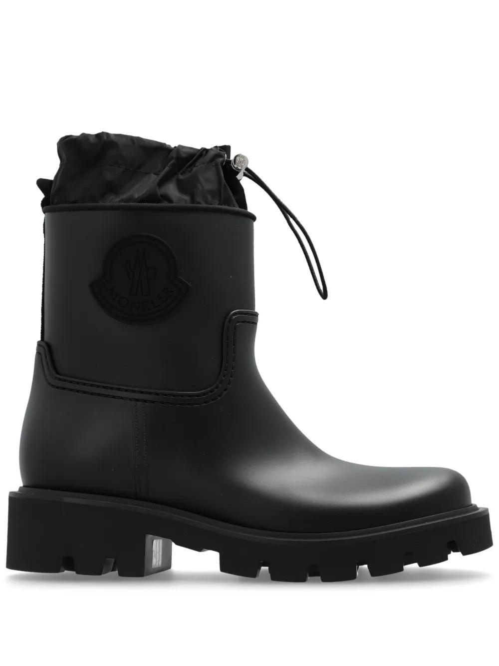 MONCLER Lug Sole Slip-on Ankle Boots In Black Product Image