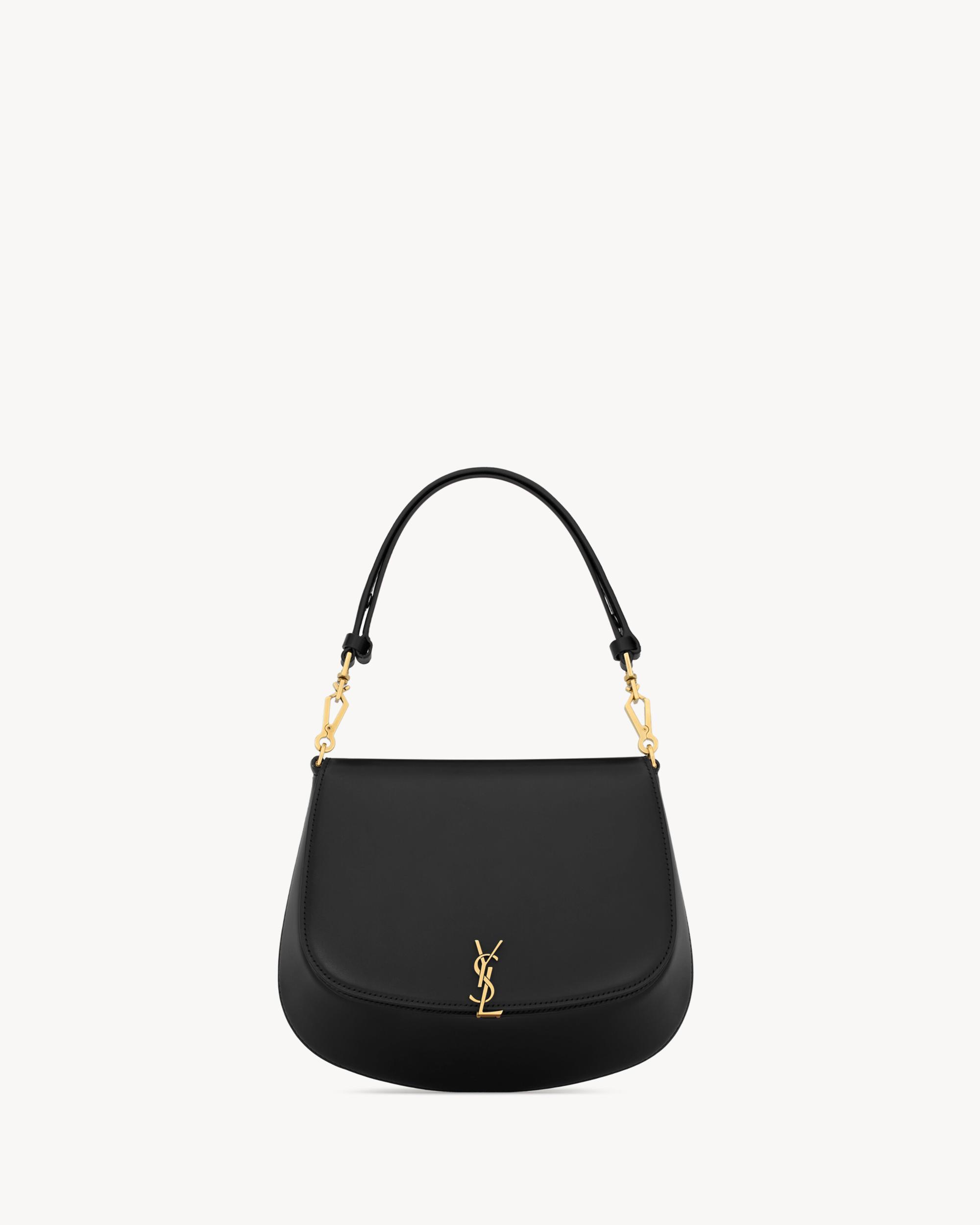 Mini VOLTAIRE TOP HANDLE bag in BOX SAINT LAURENT Product Image