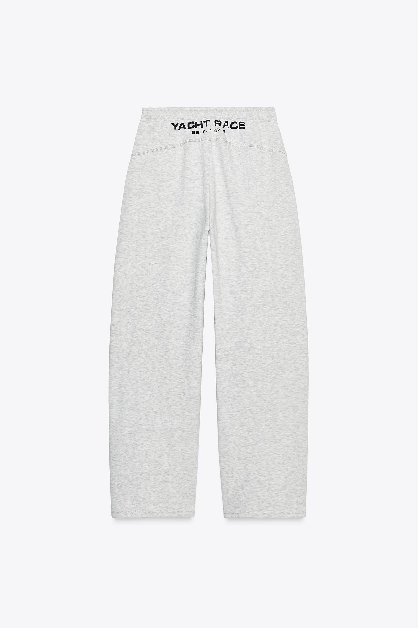 TEXT DETAIL PLUSH PANTS Product Image