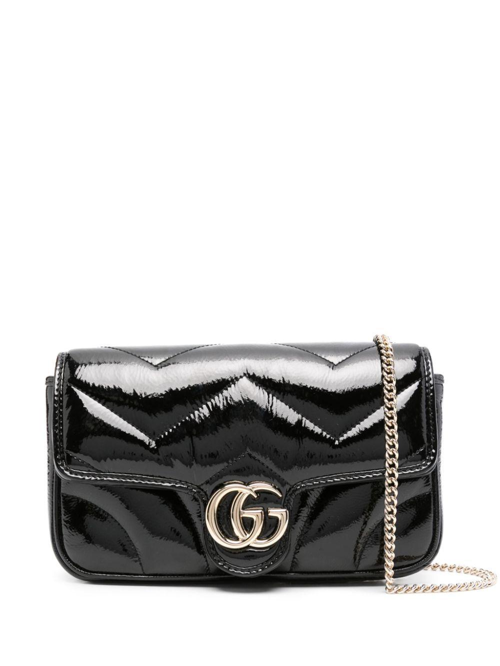 GUCCI Small Marmont Crossbody Bag In Black Product Image