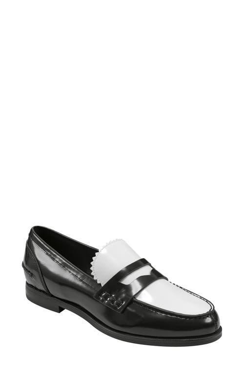 Womens Milton Leather Penny Loafers Product Image