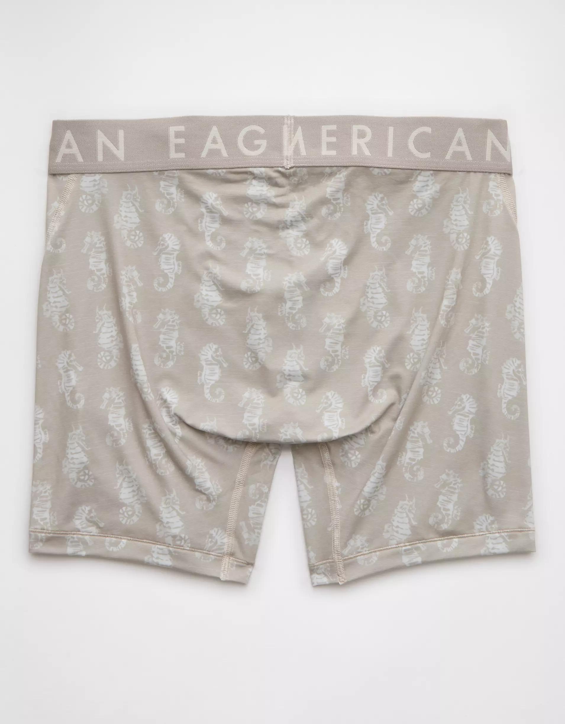AEO Men's Seahorse Stamp 6" Flex Boxer Brief Product Image