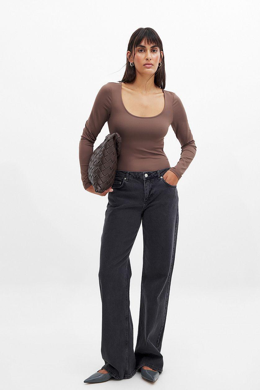 Body Hugging Scoop Neck Body Product Image