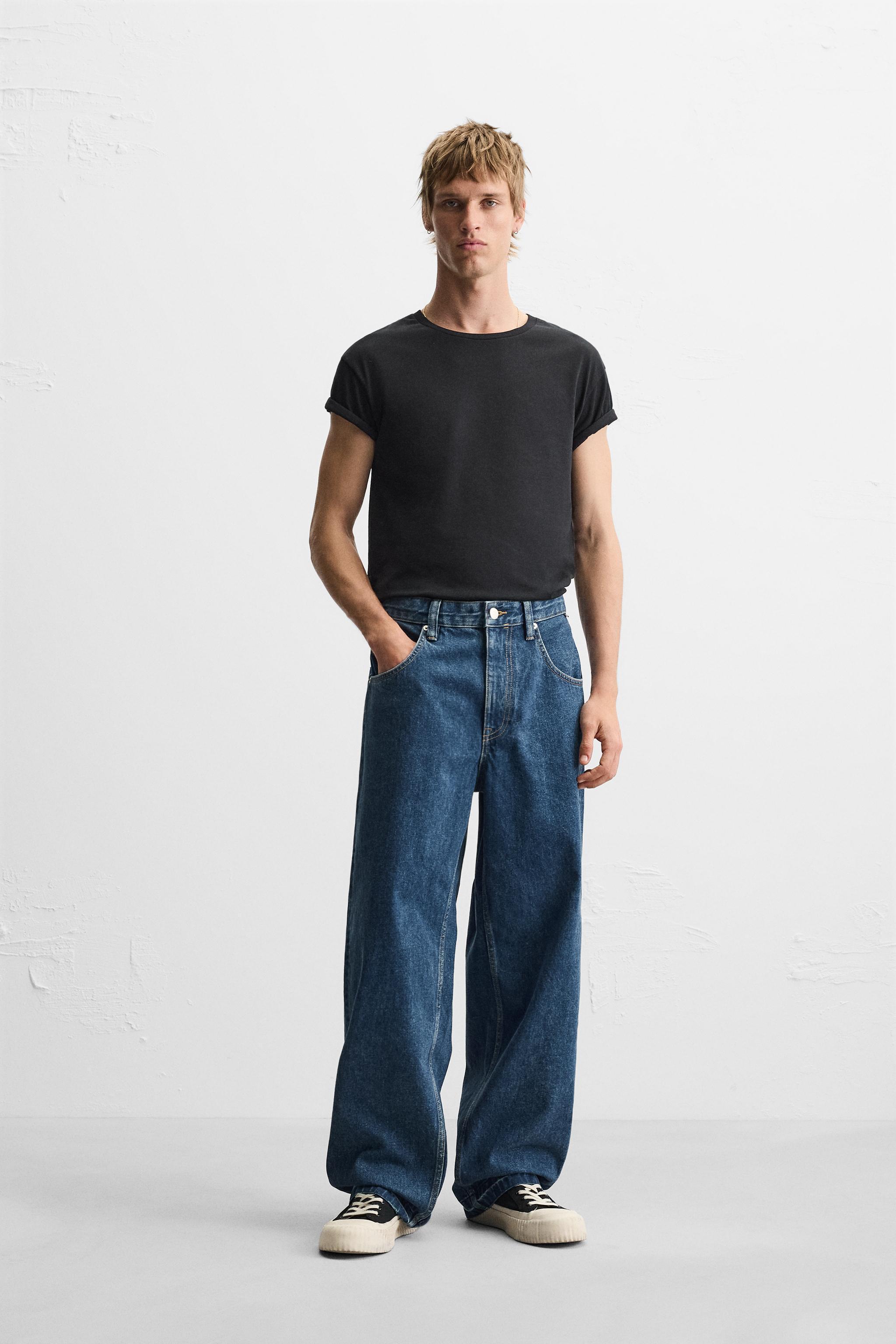 BAGGY DRAWSTRING JEANS Product Image