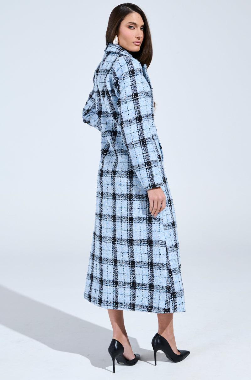 SMOOTH TRANSITION TWEED TRENCH Product Image