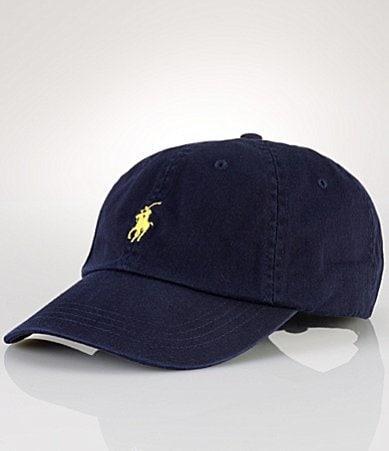 Chino Cap in Black & Red Polo Ralph Lauren Product Image