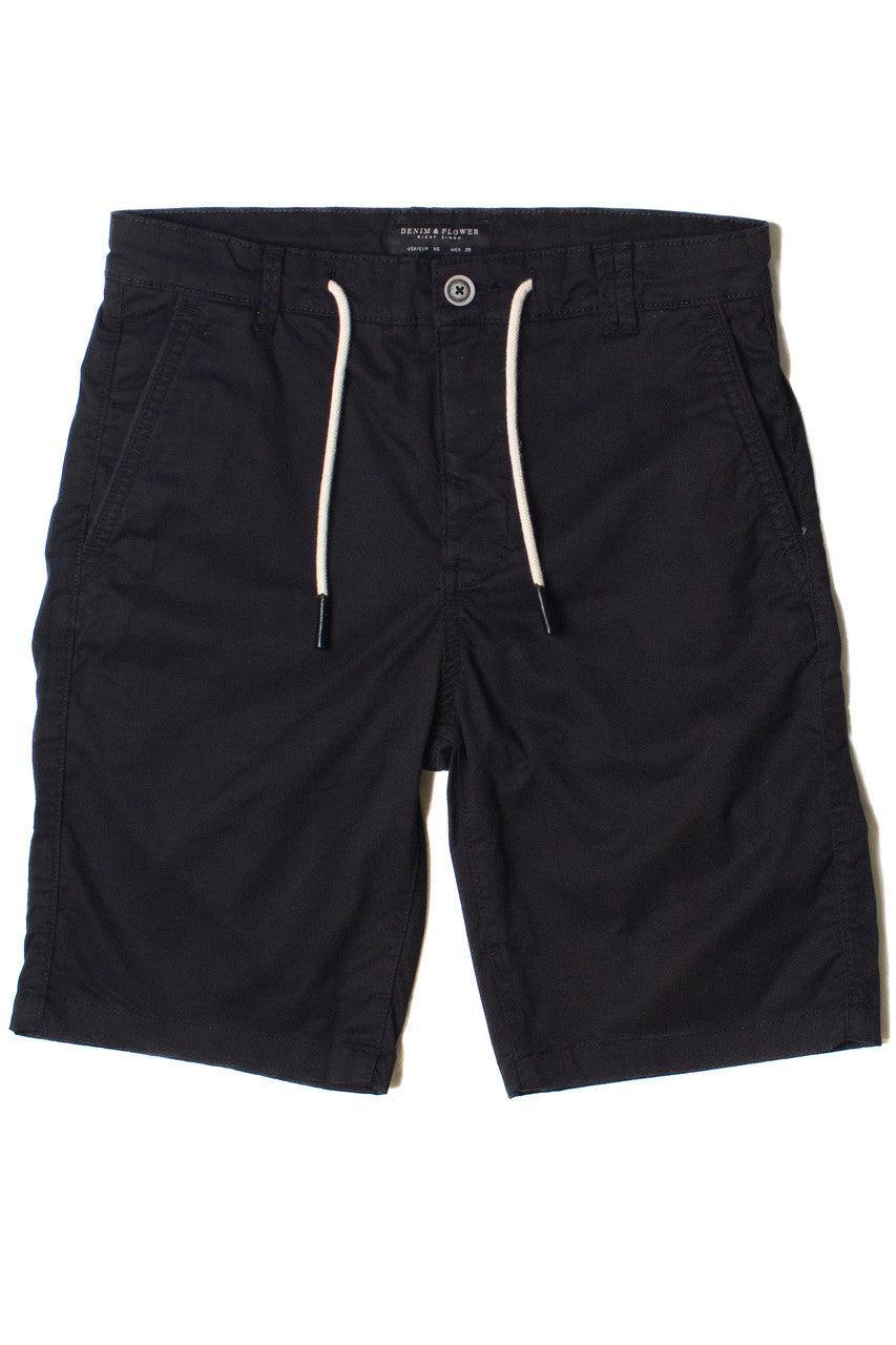 Twill Bermuda Drawstring Shorts Product Image