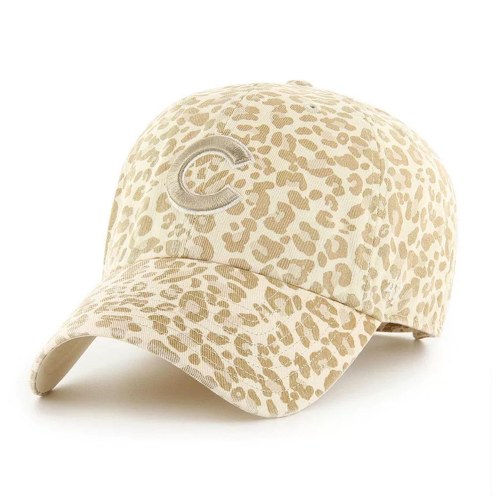 Women's '47 Natural Chicago Cubs Panthera Clean Up Adjustable Hat, Beige Product Image