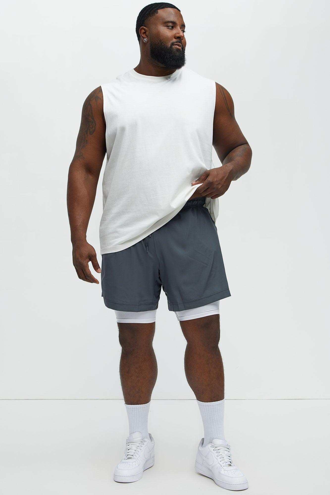 Vital Base Layer Compression Short - White Male Product Image