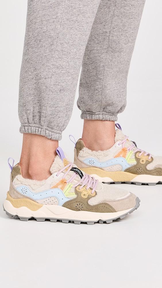 Flower Mountain Yamano 3 Teddy Sneakers | Shopbop Product Image