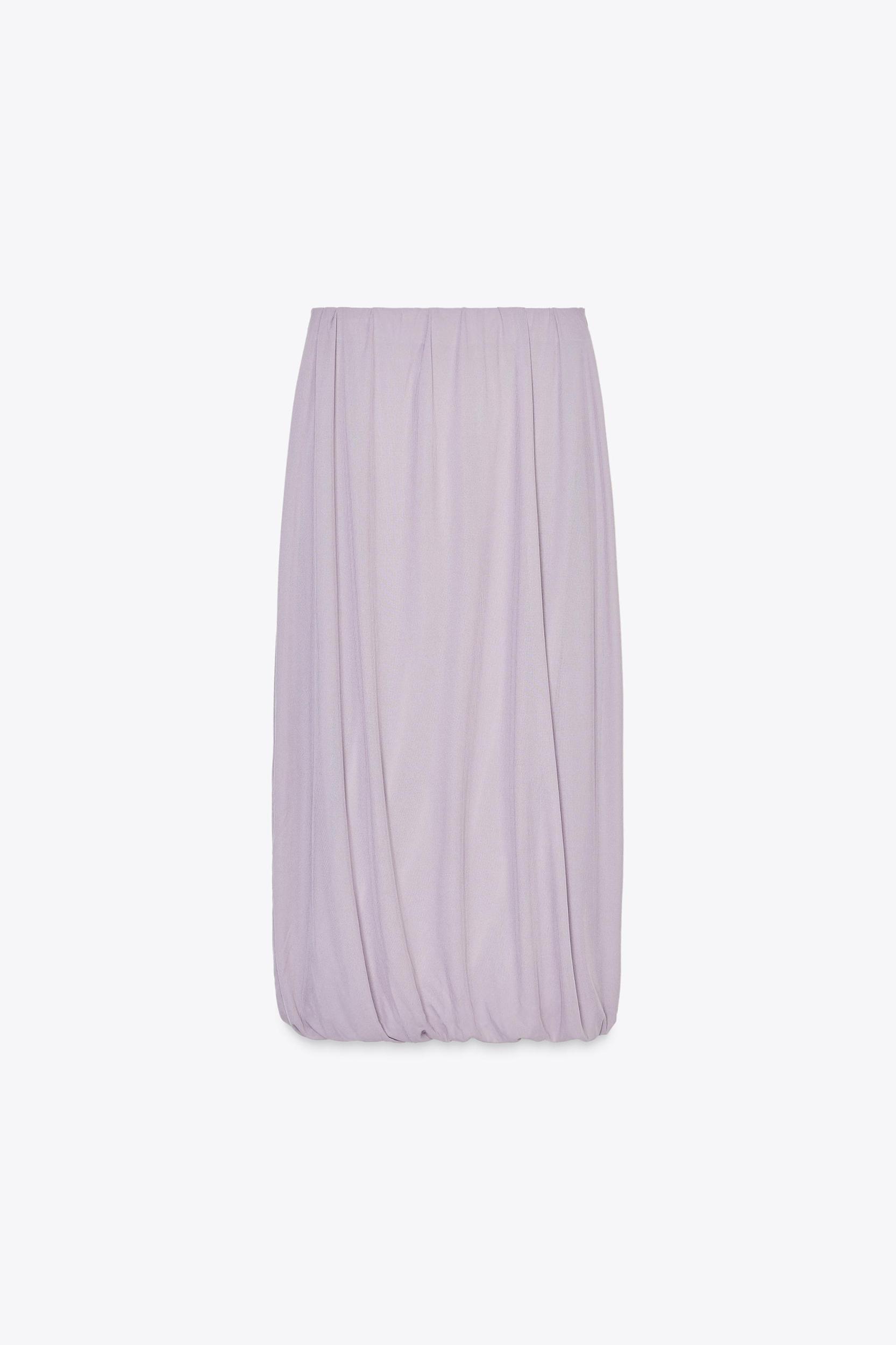 RUCHED TULLE TOP Product Image