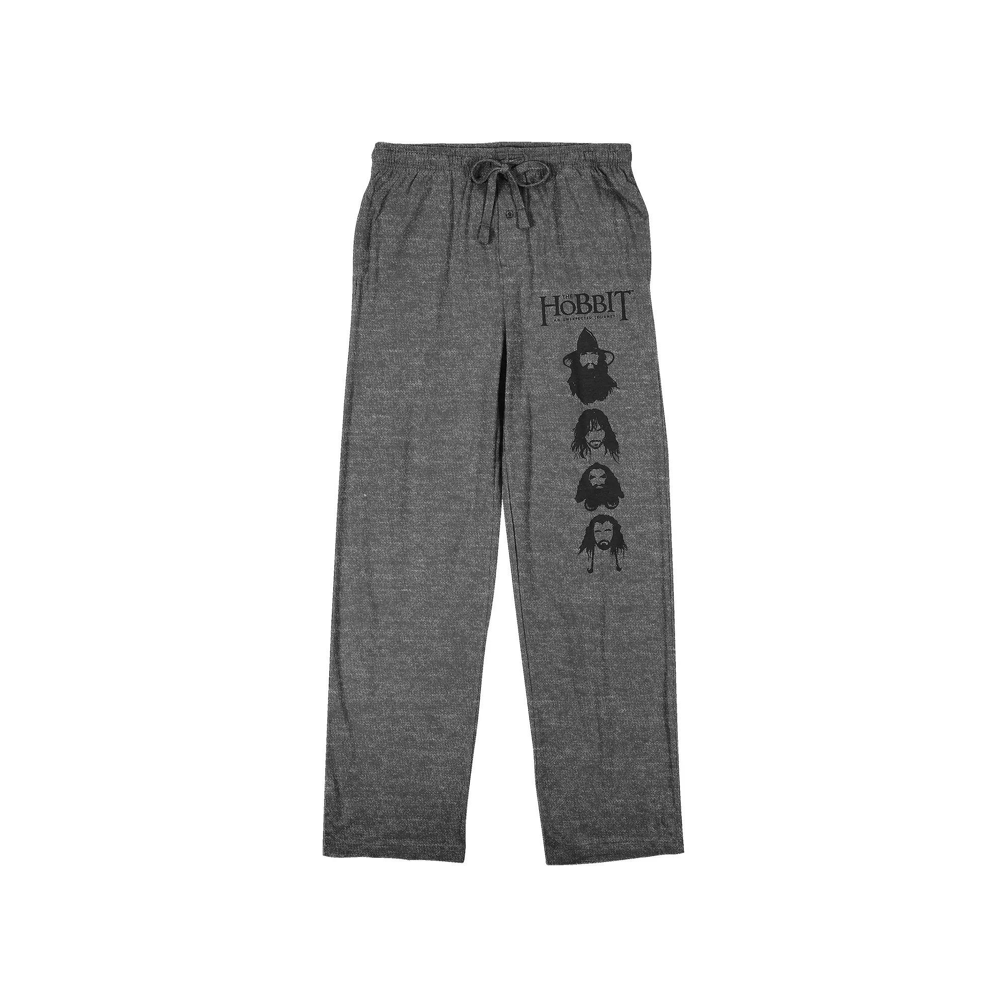 Men's The Hobbit Character Sleep Pants, Size: Medium, Gray Product Image