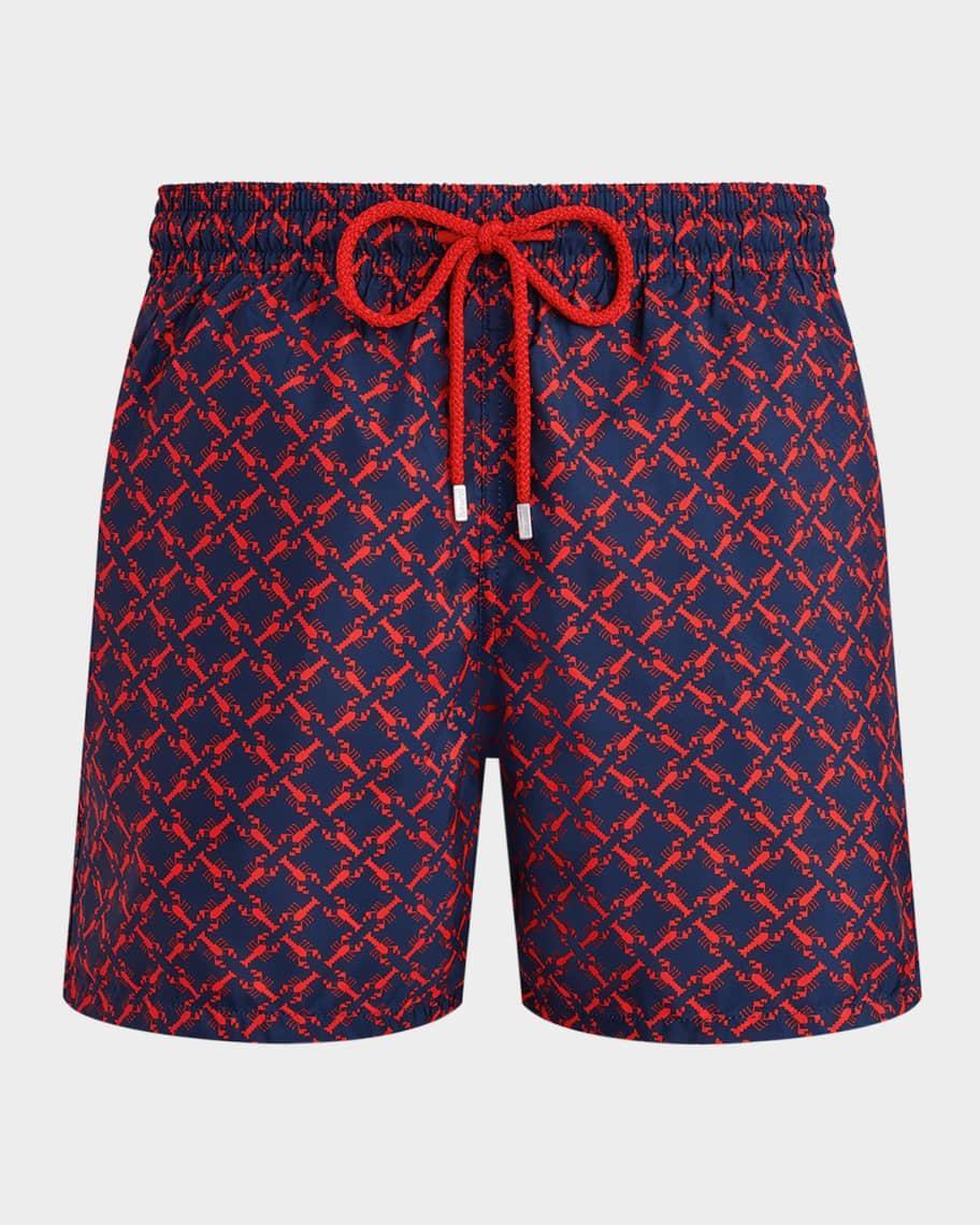 Men's Micro Lobster-Print Swim Shorts Product Image