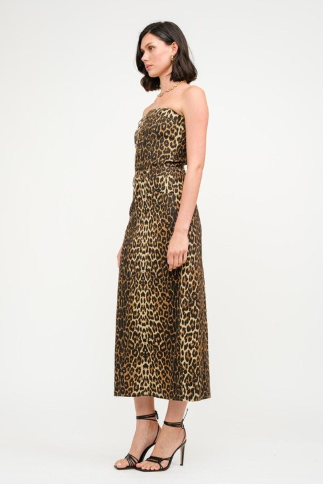 Leopard Midi Dress Product Image