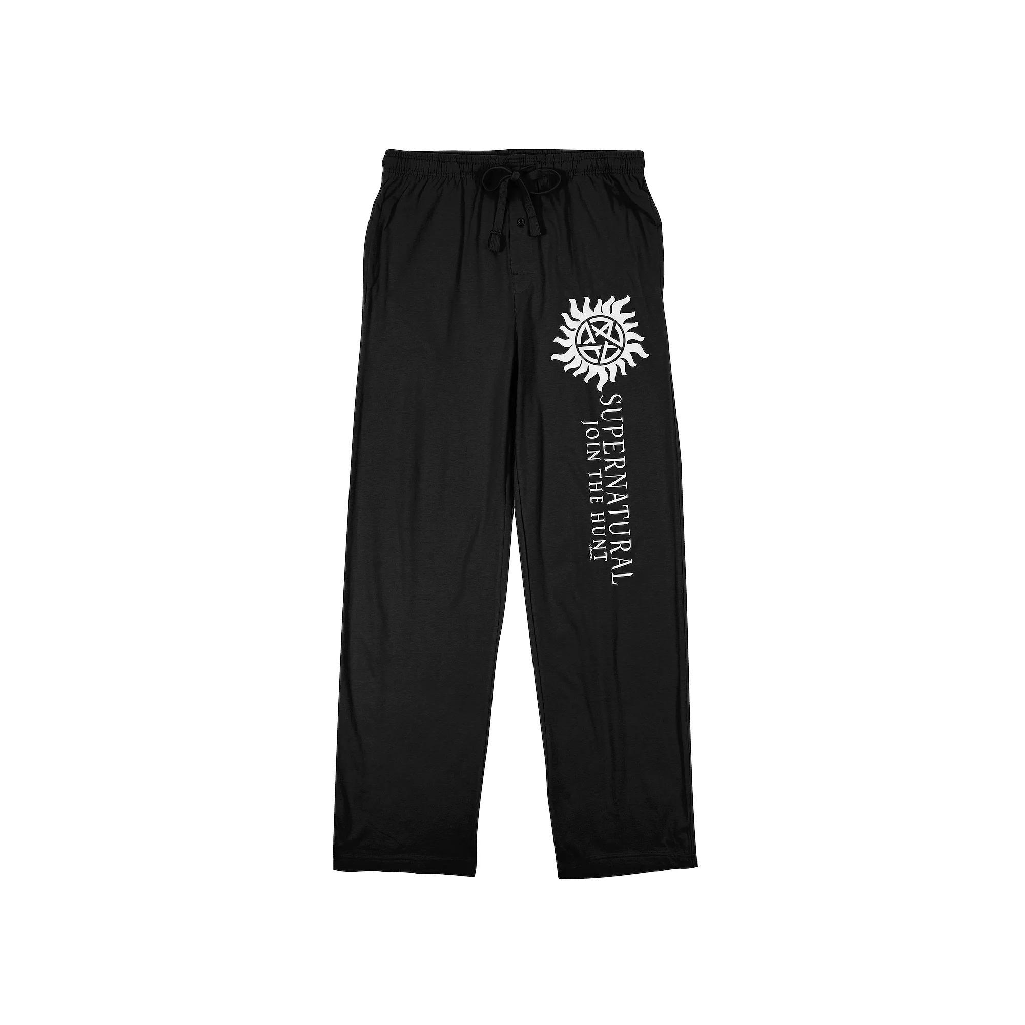 Men's Supernatural Title Logo Pajama Pants,  Product Image
