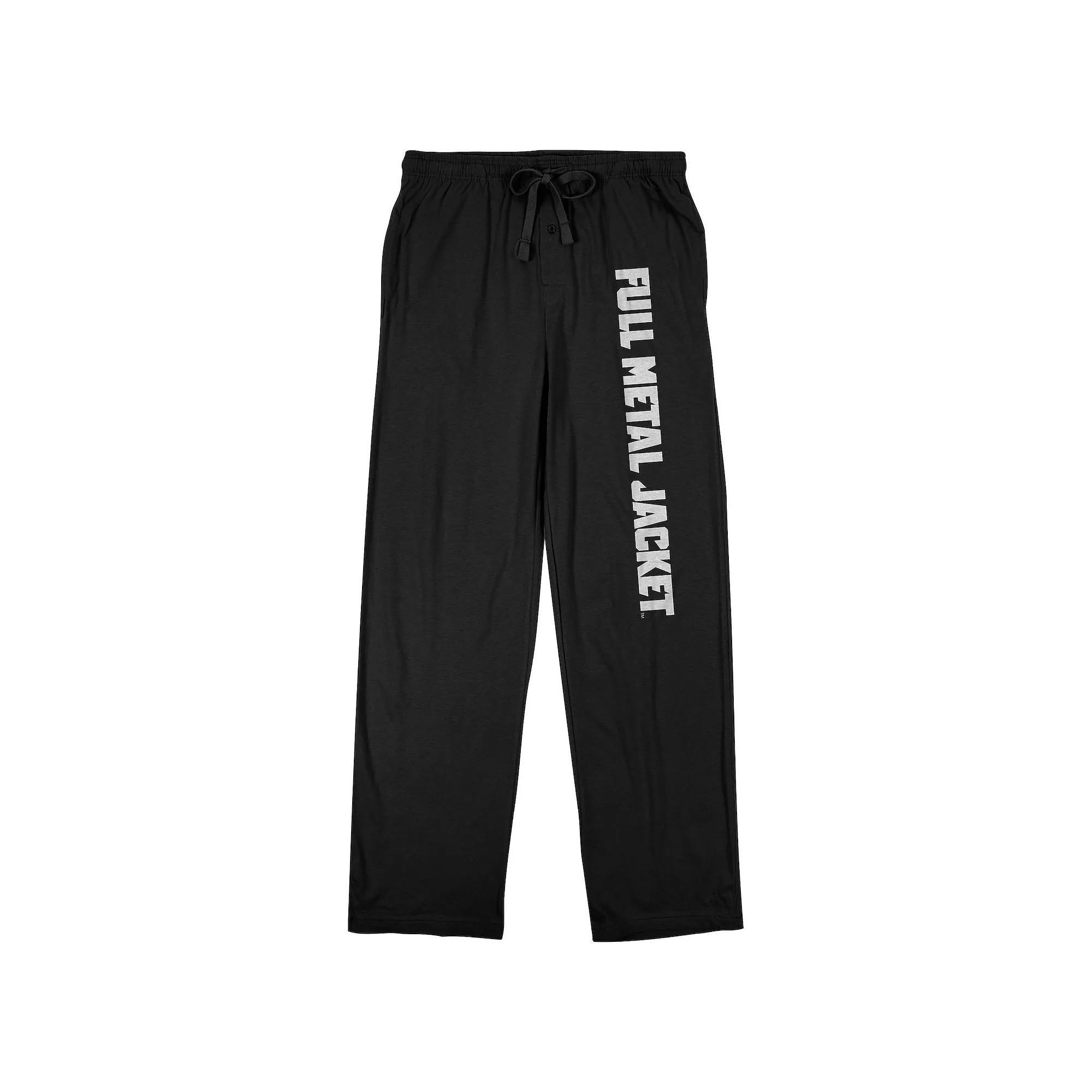 Men's Full Metal Jacket Title Sleep Pants, Size: XXL, Black Product Image