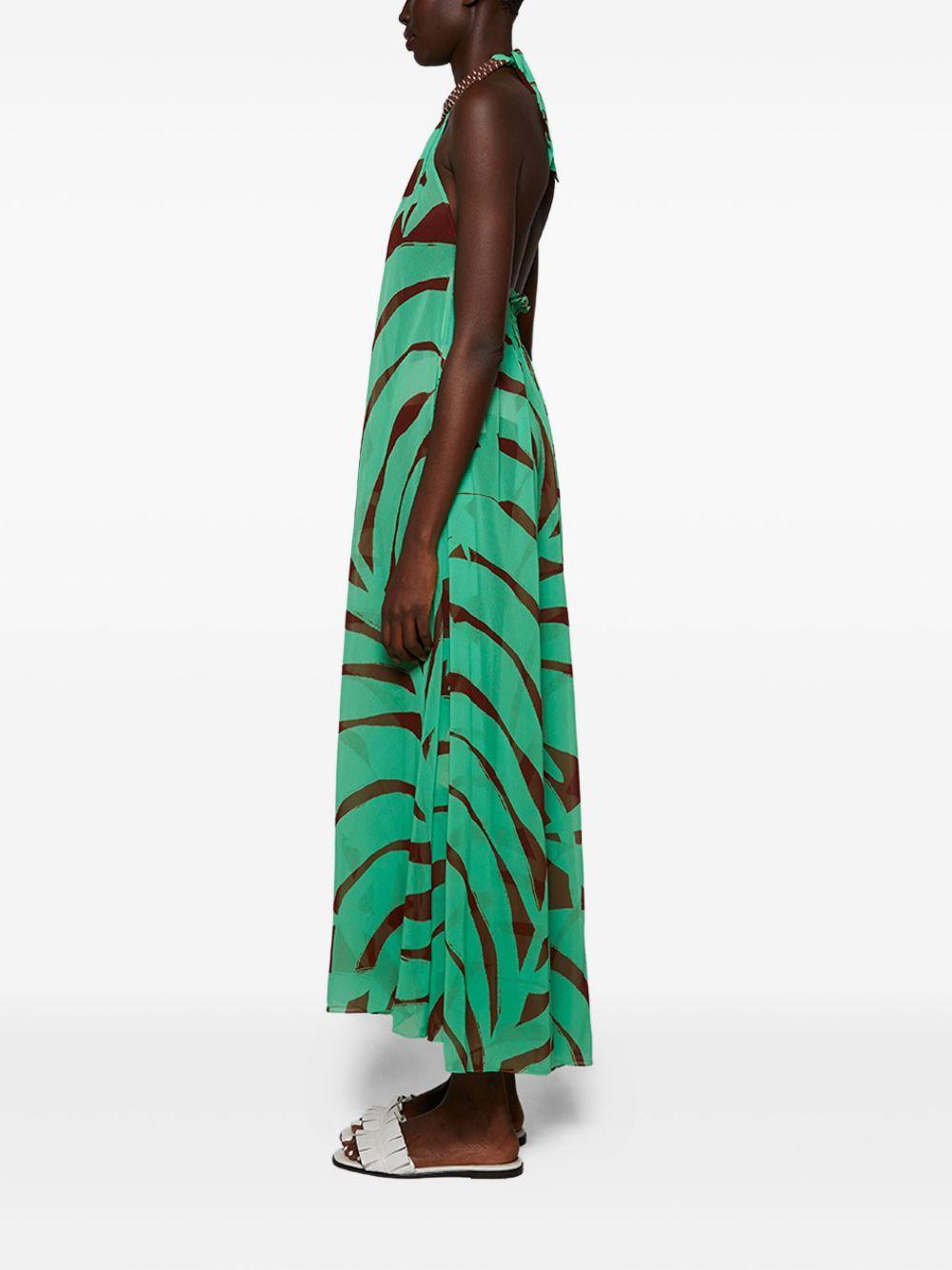 abstract-print midi dress Product Image