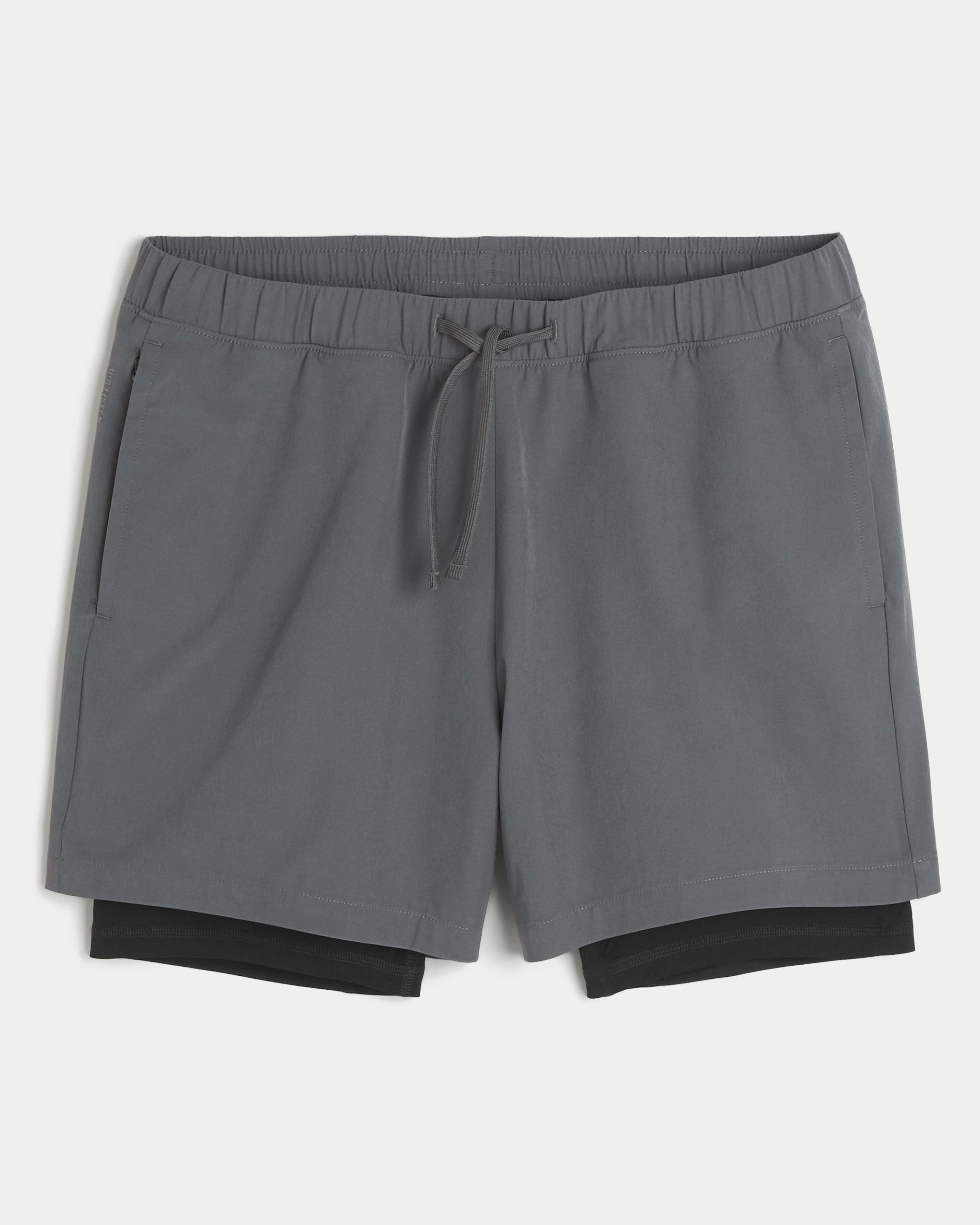 Mid-Thigh Hybrid Active Shorts Product Image