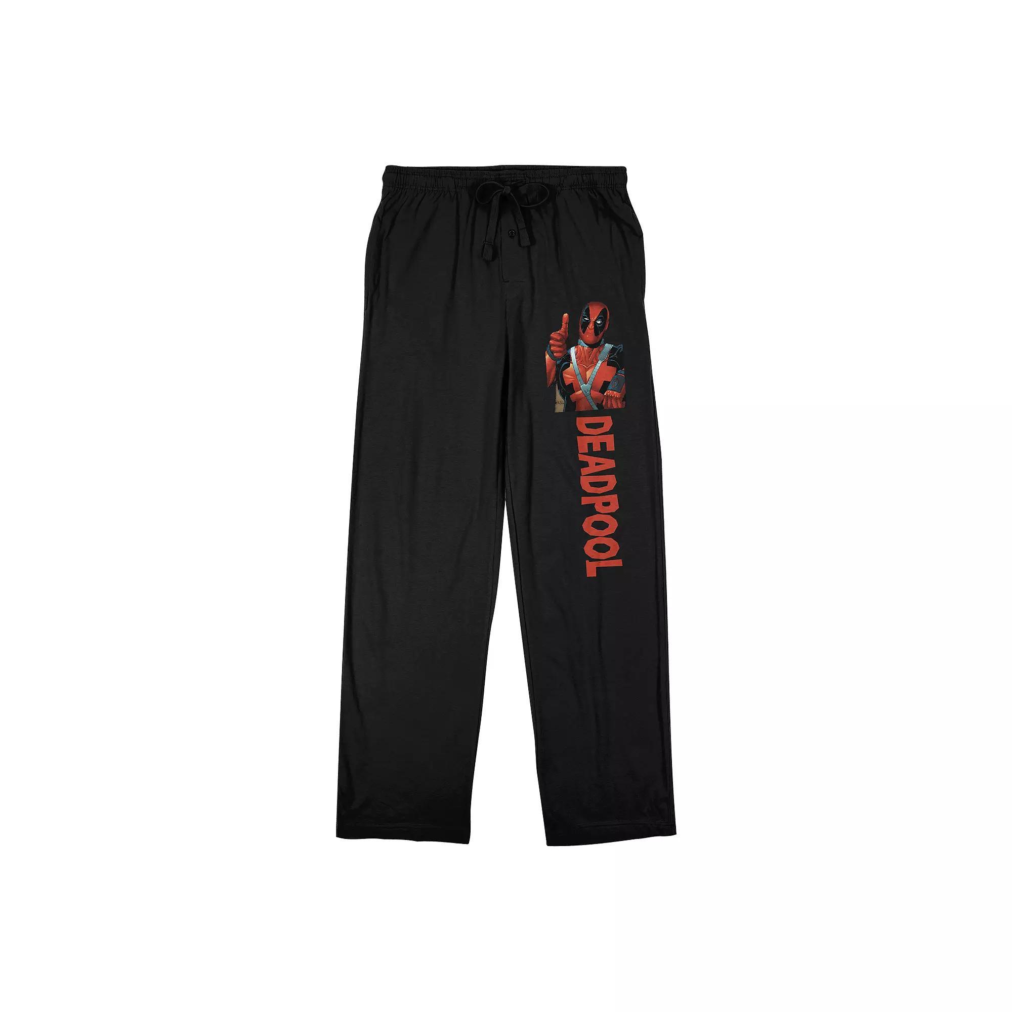 Men's Jaws Movie Title Logo Pajama Pants,  Product Image