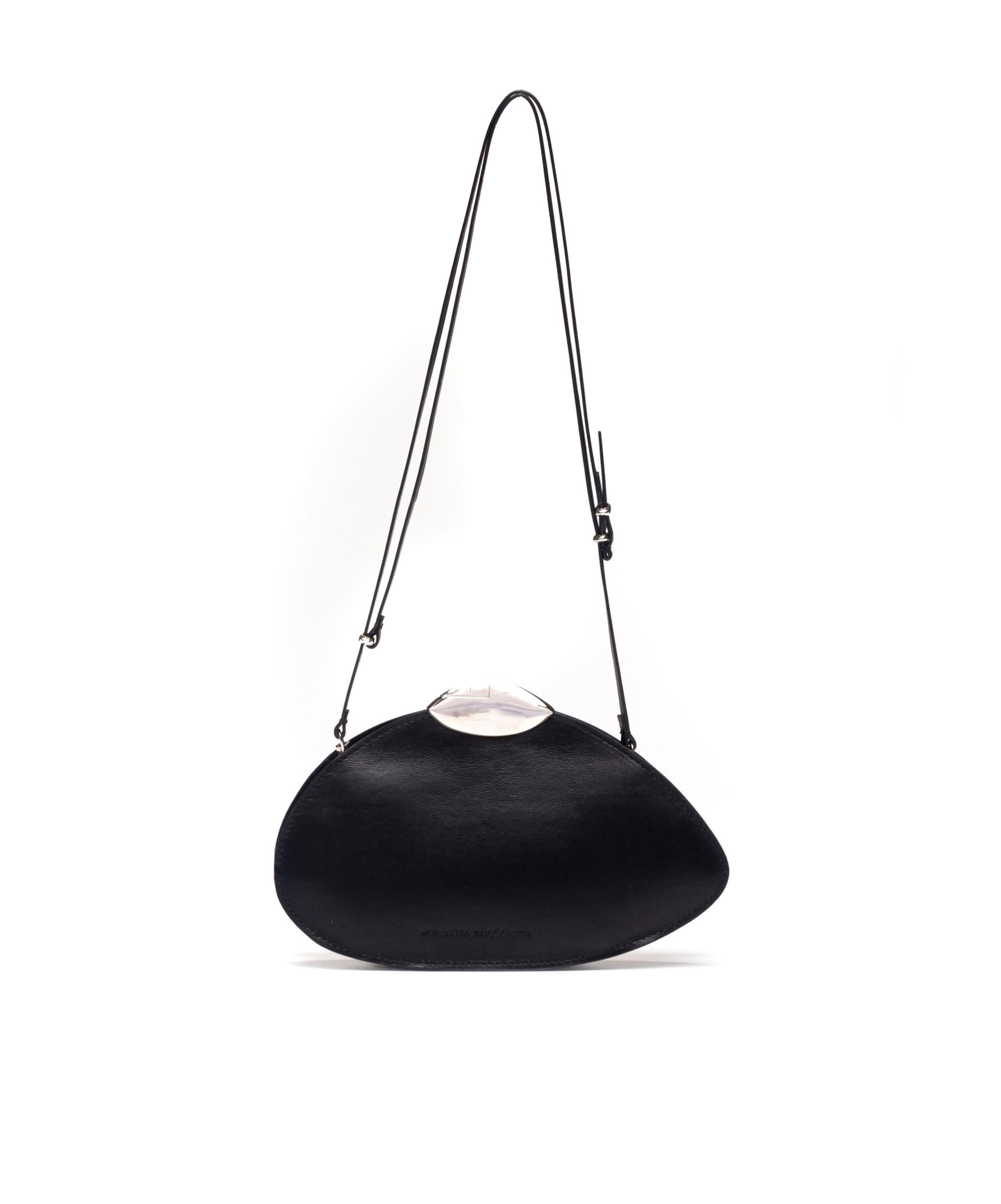 BENEDETTA BRUZZICHES Flat Shoulder Bag In Black Product Image