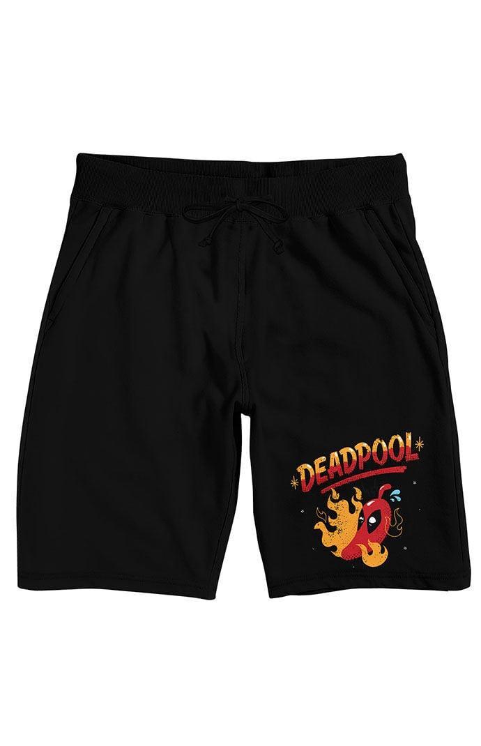 Men's Deadpool Hot Pepper Sweat Shorts Product Image