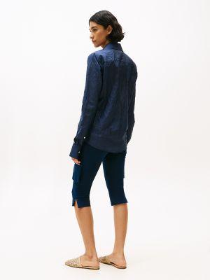 Crinkle Silk-Blend Shirt Product Image