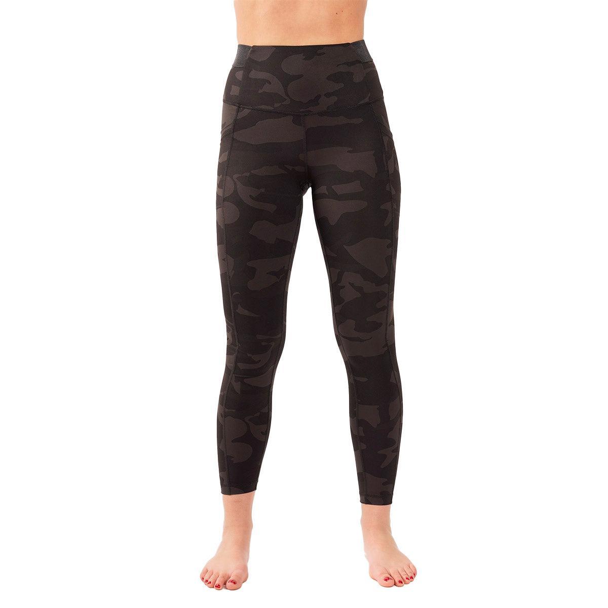 Yogalicious by Reflex Women's Lux Camo Side Pocket Ankle Legging with Supportive Waistband Product Image