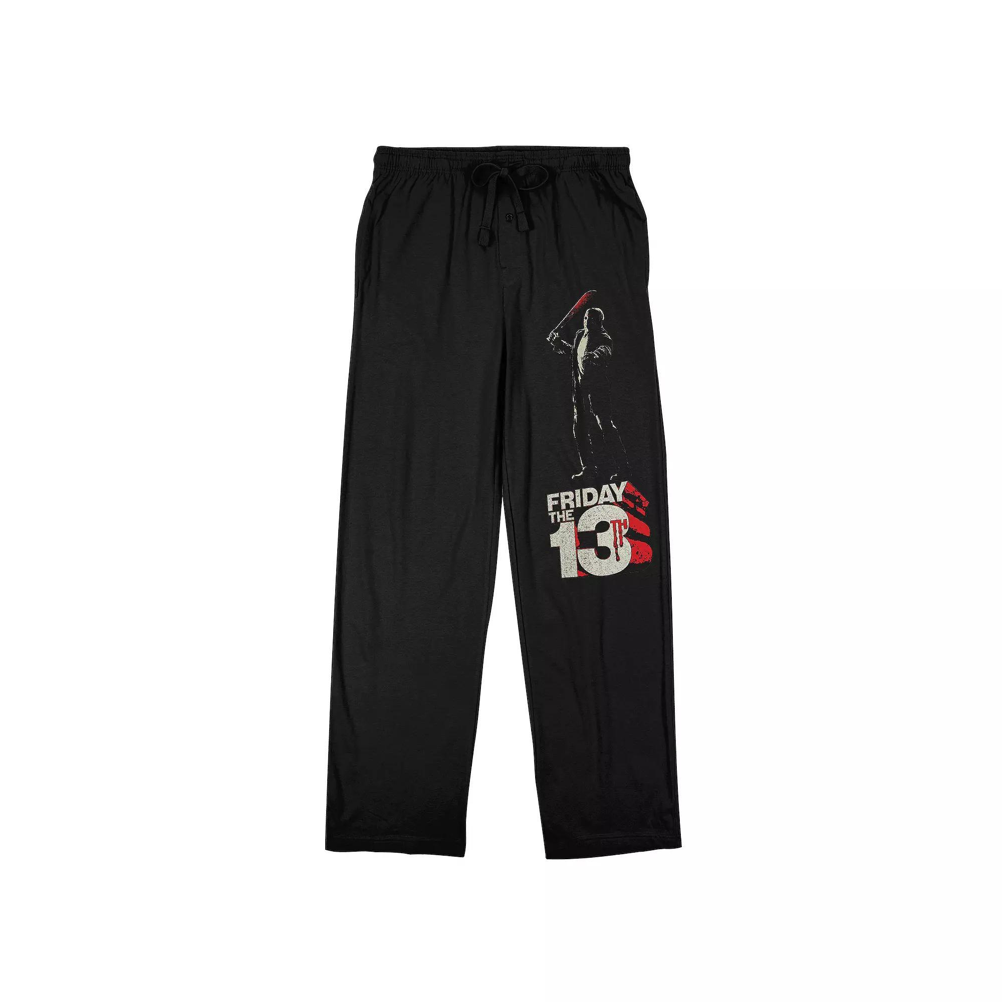 Men's Friday the 13th Logo Pajama Pants,  Product Image