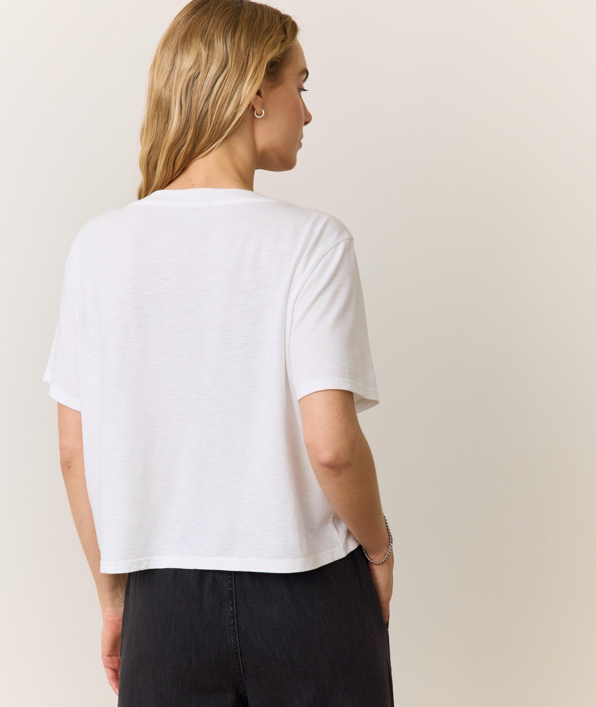 Boyfriend V-Neck Crop Product Image