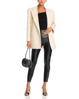 Faux Leather Long Leggings Product Image