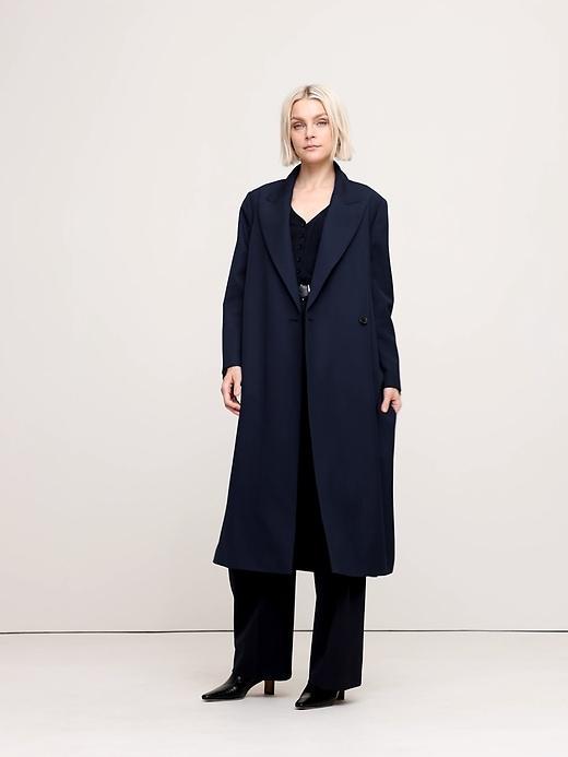 Relaxed Wool Topcoat Product Image