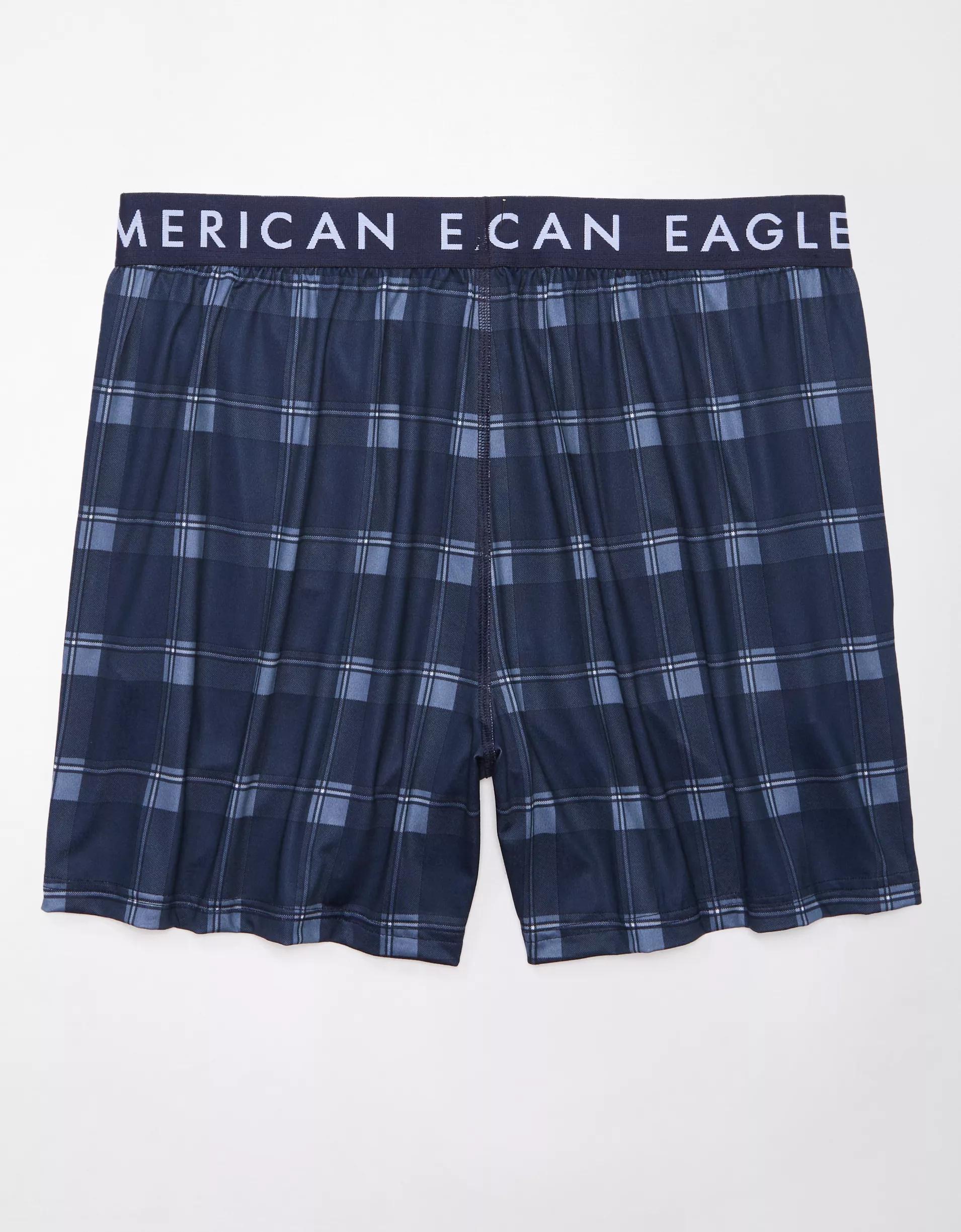 AEO Men's Plaid Ultra Soft Boxer Short Product Image
