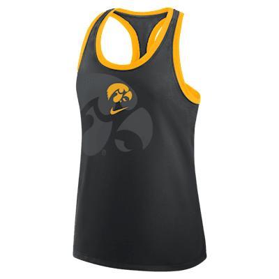 Iowa Primetime Shadow Nike Women's College Racerback Tank Top Product Image