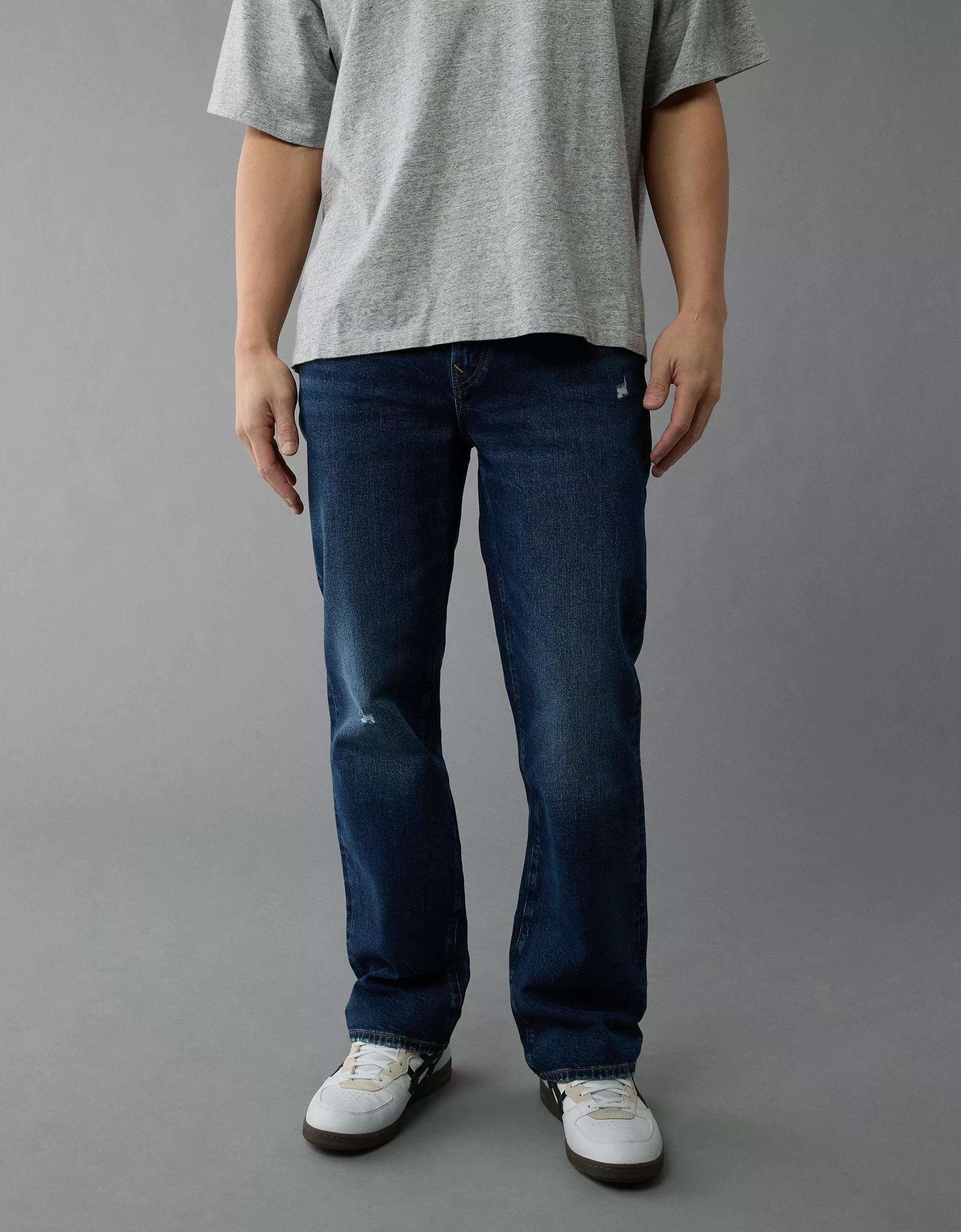 AE EasyFlex +TENCEL™ Fibers Ripped Original Bootcut Jean Product Image