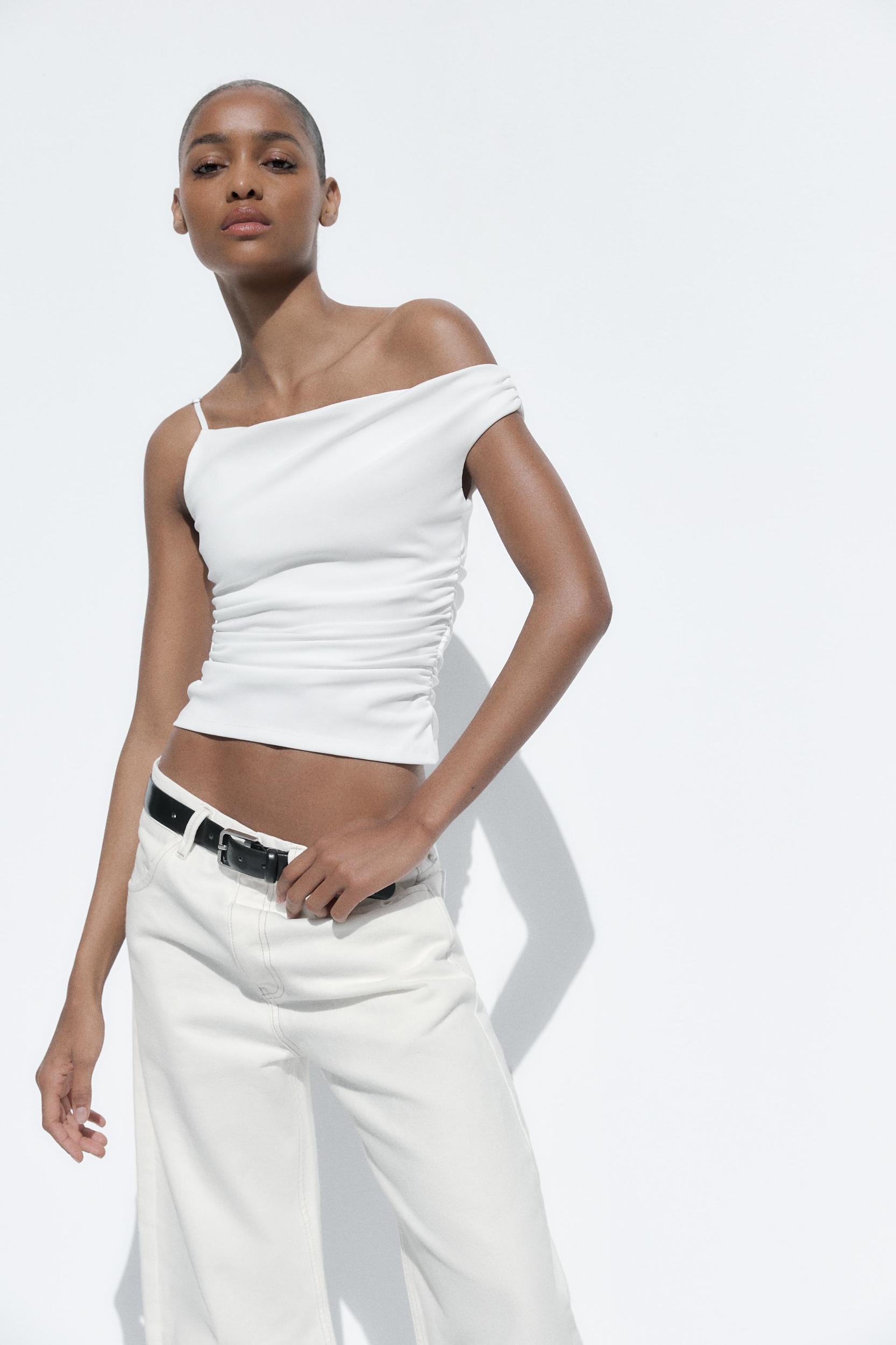 RUCHED ASYMMETRIC TOP Product Image