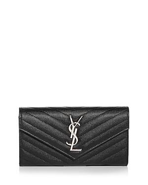 Womens Cassandre Matelass Large Flap Wallet in Lambskin Product Image