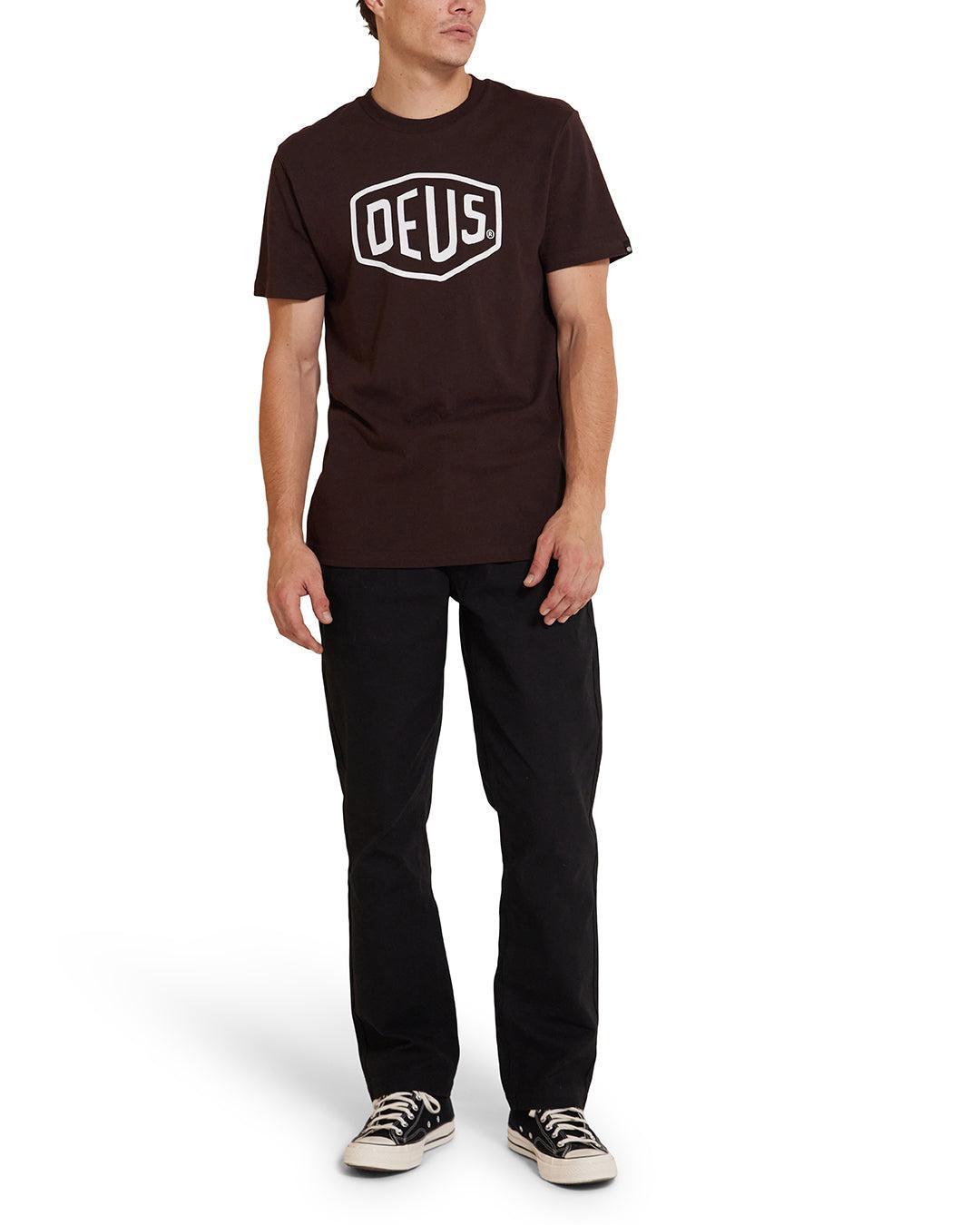 Shield Tee - Choc Brown Product Image