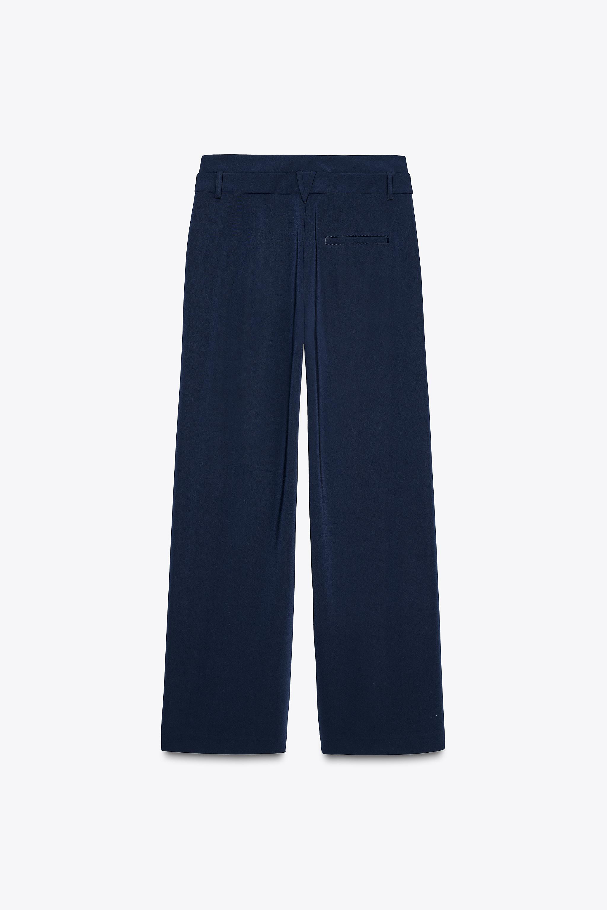 BUTTONED PLEATED PANTS ZW COLLECTION Product Image