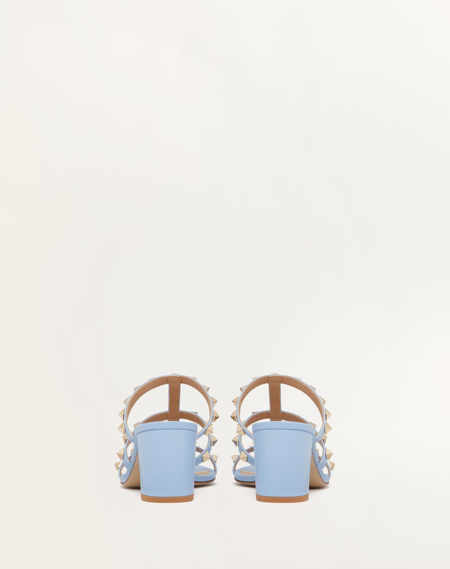 Rockstud Calfskin Leather Slide Sandal 60 Mm Product Image