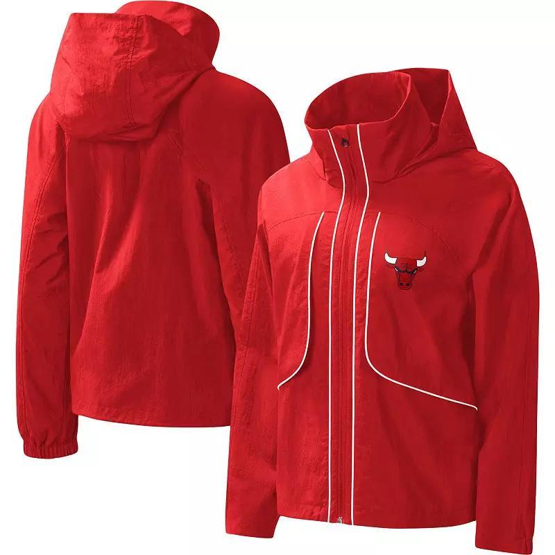 Women's G-III 4Her by Carl Banks Red Chicago Bulls Last Shot Full-Zip Hoodie,  Product Image